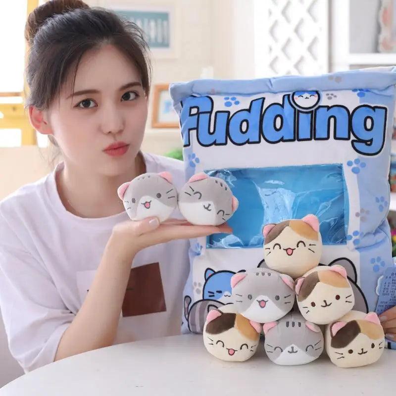 Plush Candy Bag with Small Soft Animal Toys - MoeMoeKyun