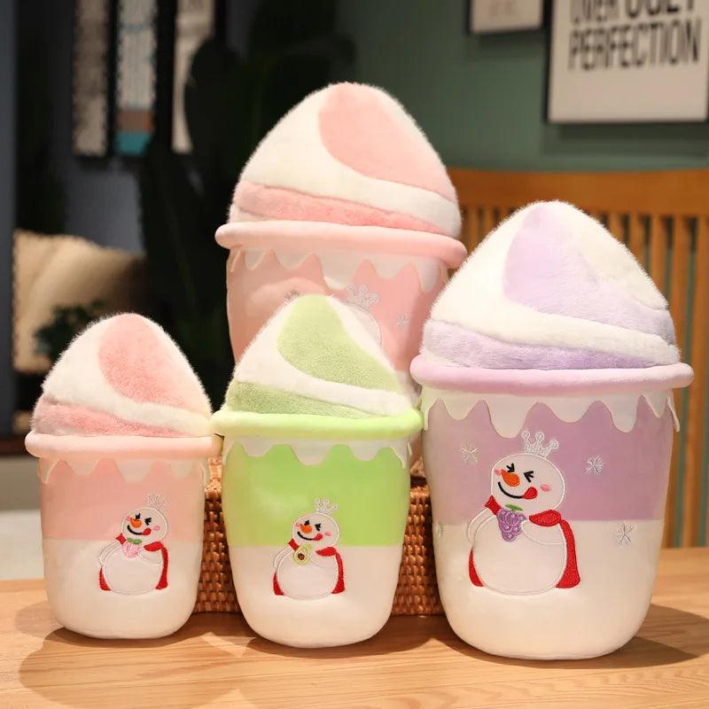 Snowman Ice Cream Plush Toys - MoeMoeKyun