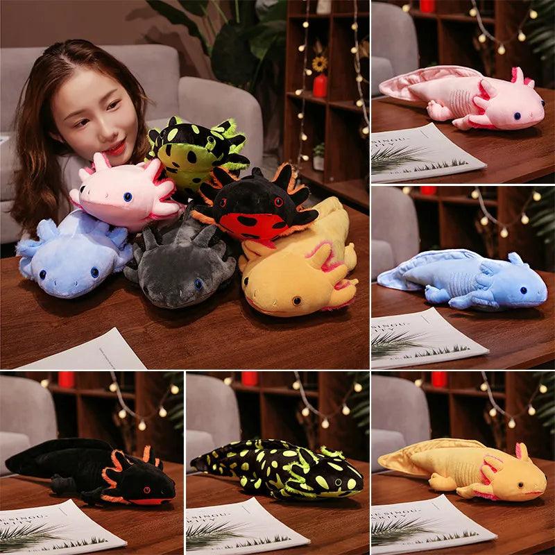 Soft Colorful Axolotl Plushies - MoeMoeKyun