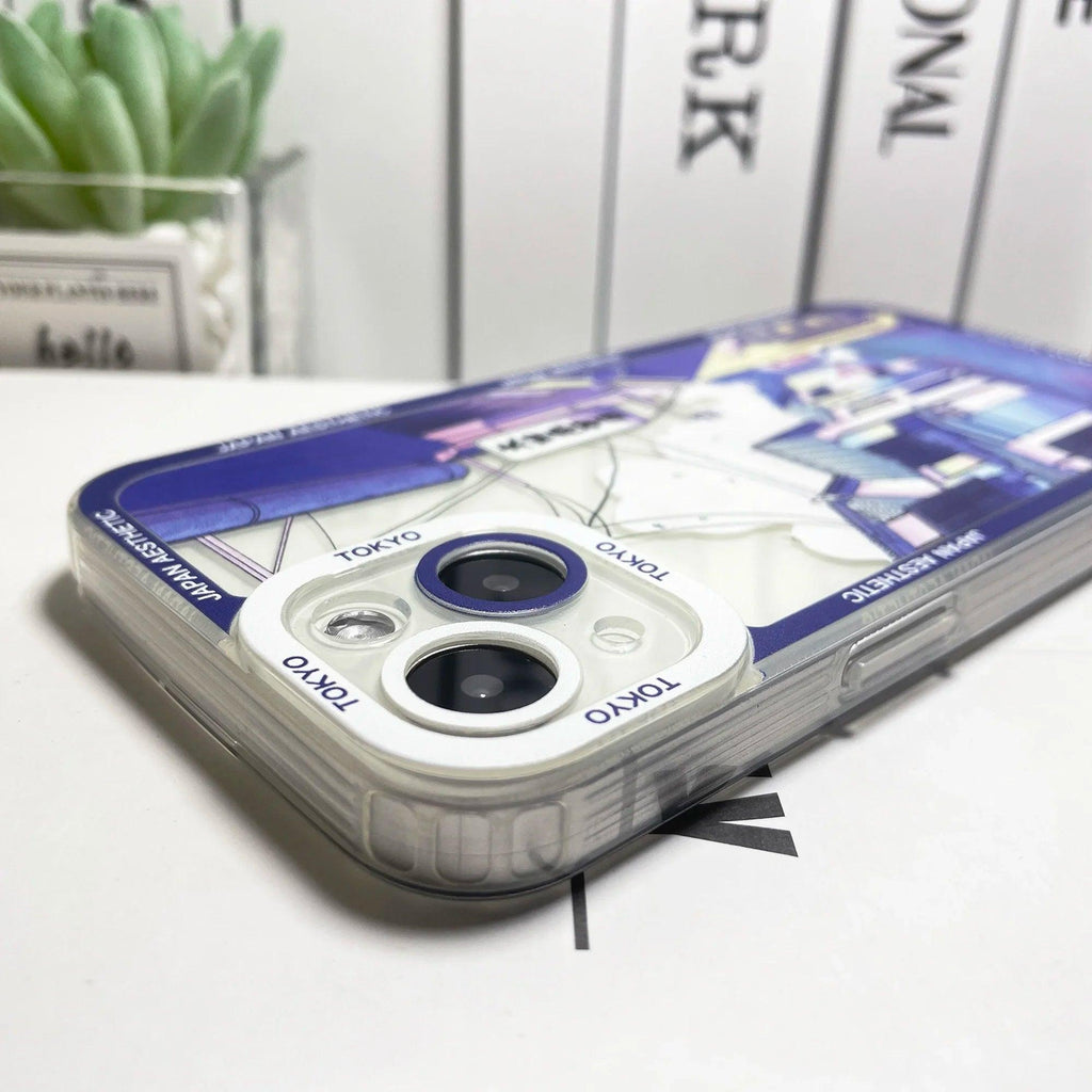 Tokyo Street Scenery iPhone Case - MoeMoeKyun