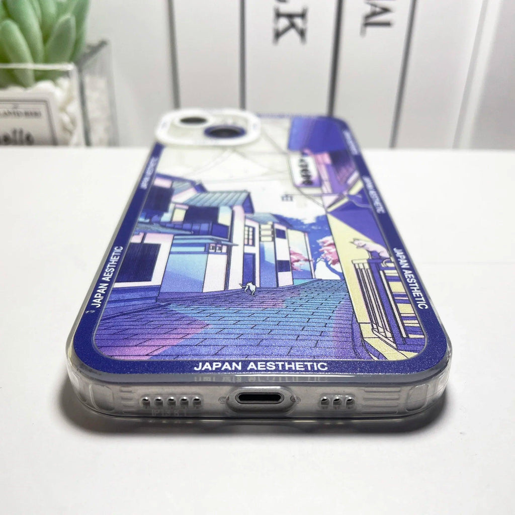 Tokyo Street Scenery iPhone Case - MoeMoeKyun