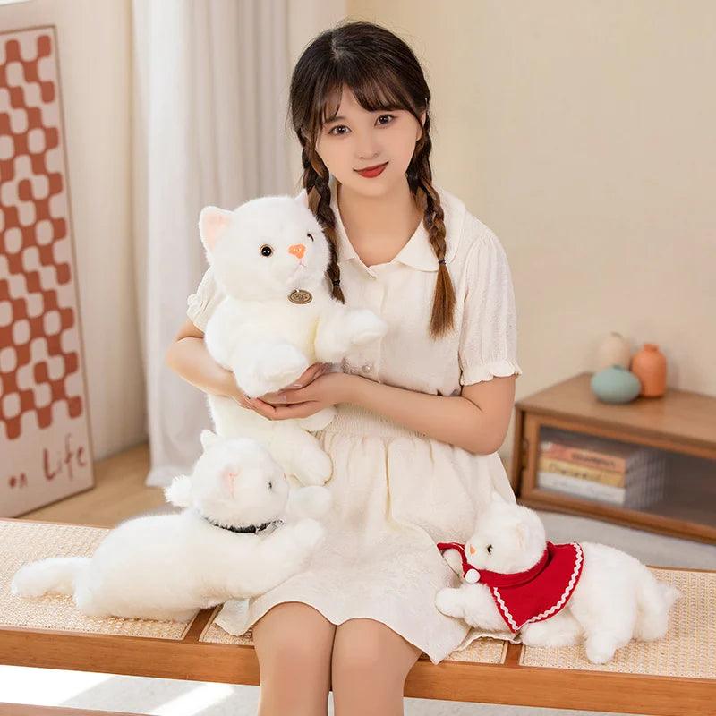 White Kitten Plushies - MoeMoeKyun