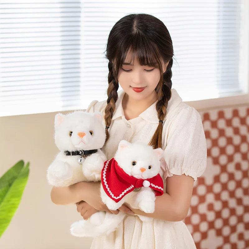 White Kitten Plushies - MoeMoeKyun