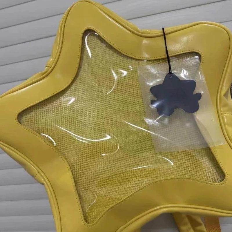Yellow Star Backpack Ita Bag - MoeMoeKyun