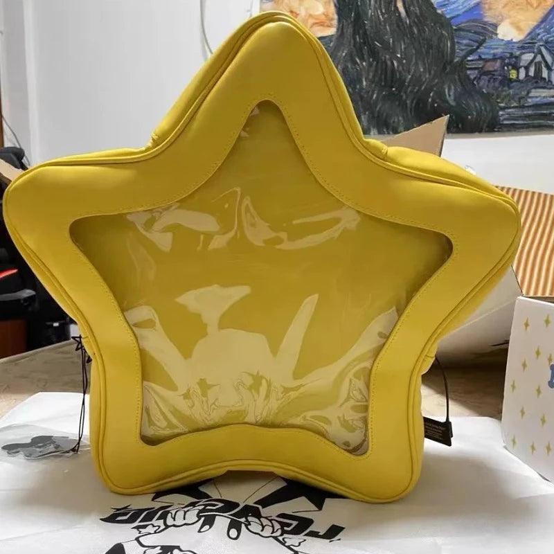 Yellow Star Backpack Ita Bag - MoeMoeKyun