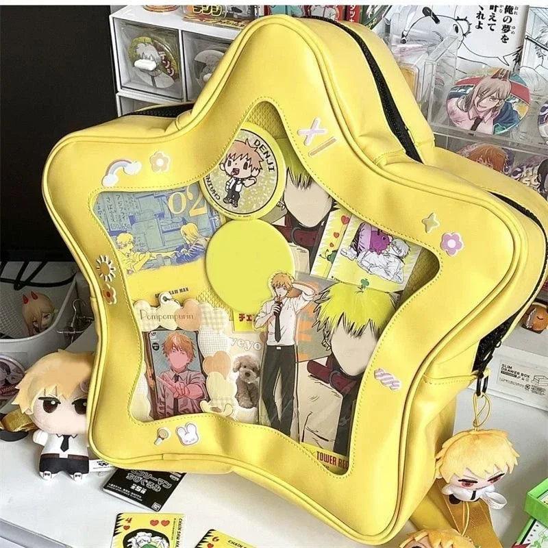 Yellow Star Backpack Ita Bag - MoeMoeKyun