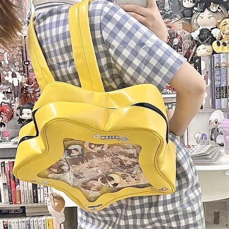 Yellow Star Backpack Ita Bag - MoeMoeKyun